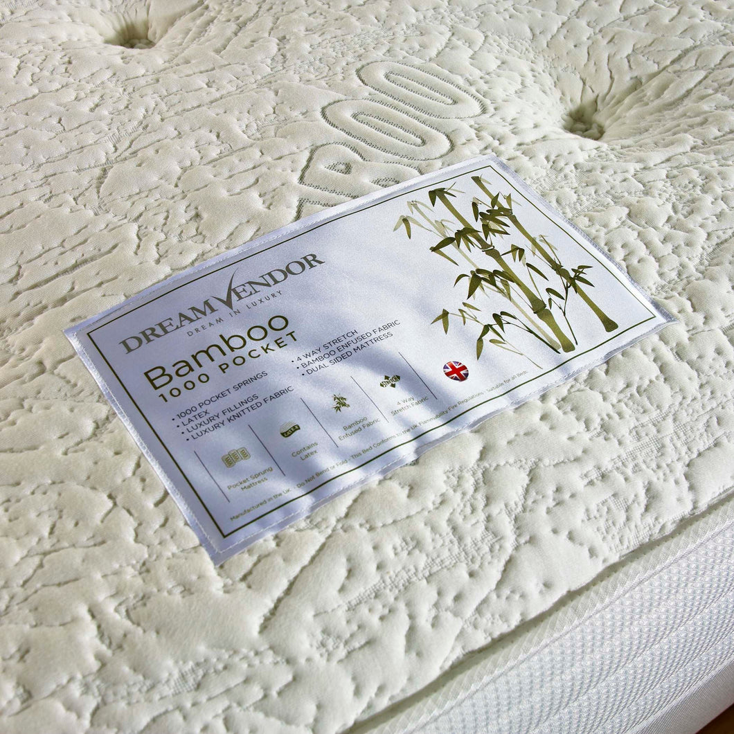 Bamboo 1000 Double Mattress - Sure Sleep Beds Doncaster